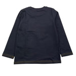 GUESS shirt girocollo tinta unita con stampa Blu per Bambino N3YI01K8HM0 BLU GUESS 