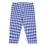 Monnalisa Leggins Fantasia Quadretti per Neonata 319407 BIANCO/BLU MONNALISA 