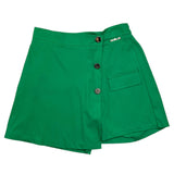 Gaelle Short Einfarbig mit elastischer Taille Grün für Mädchen