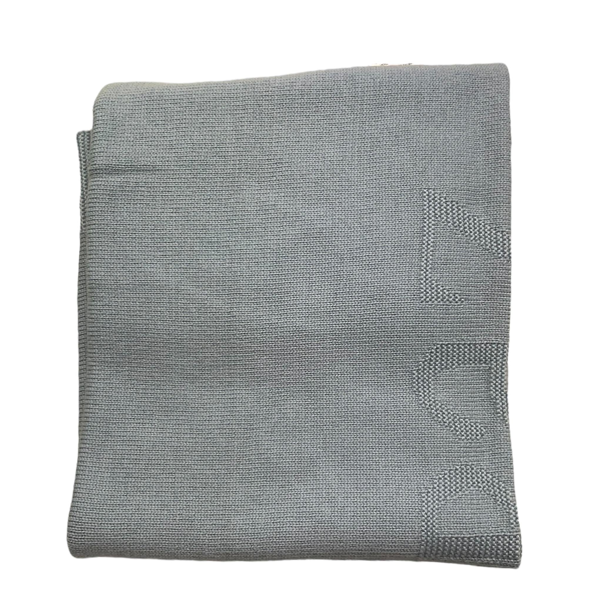 PAZ RODRIGUEZ coperta tinta unita con ricami Azzurro per Neonato 031110981 AZZURRO PAZ RODRIGUEZ 