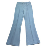 Naida Pantalone Tinta Unita Modello Zampa per Bambina NAPA310 AZZURRO NAIDA 