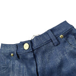 Miss Grant Short tinta unita con Elastico In Vita Blu per Bambina MG1310 BLU MISS GRANT 