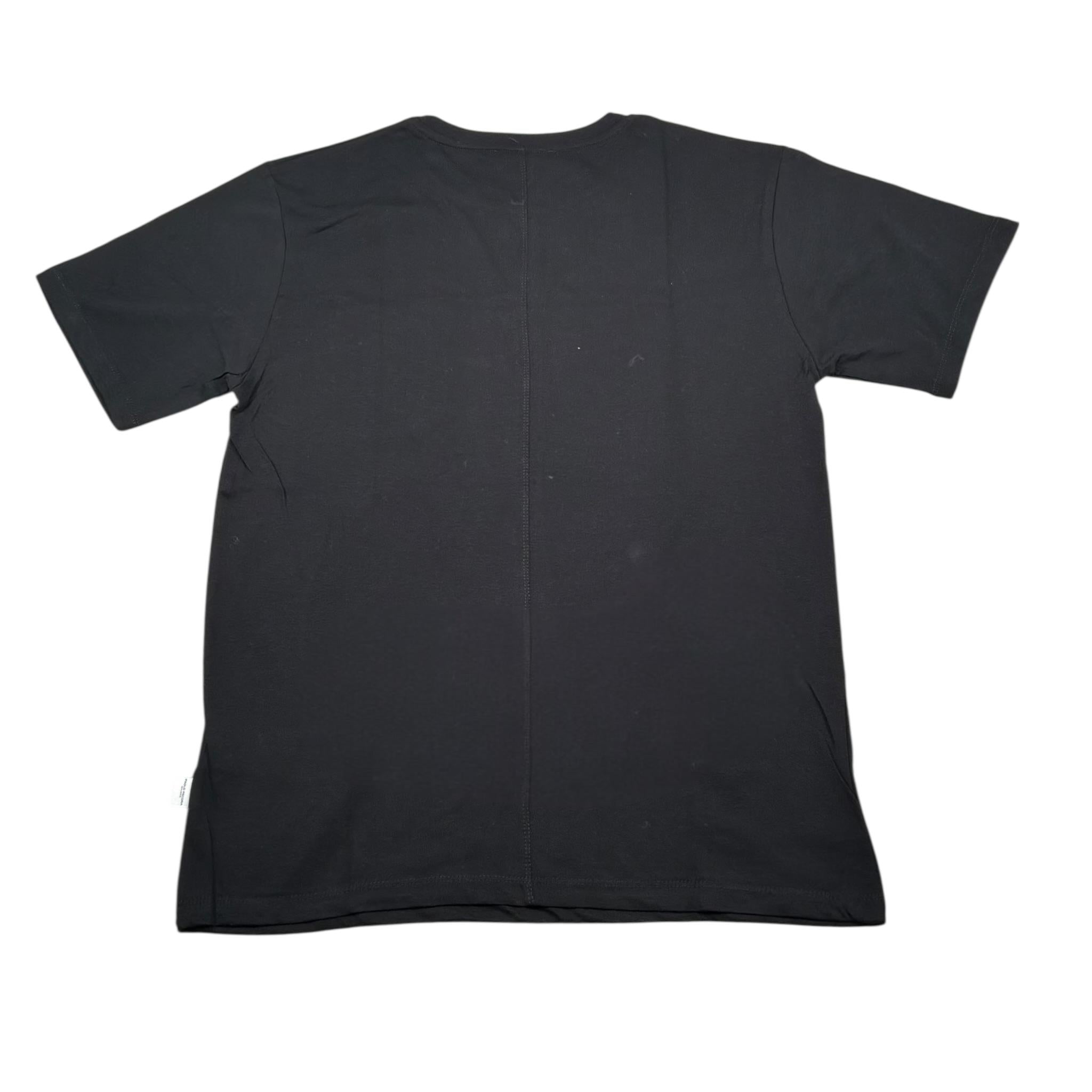 Paolo Pecora T-Shirt Girocollo Tinta Unita con Taschino per Bambino PP3375 NERO PAOLO PECORA 