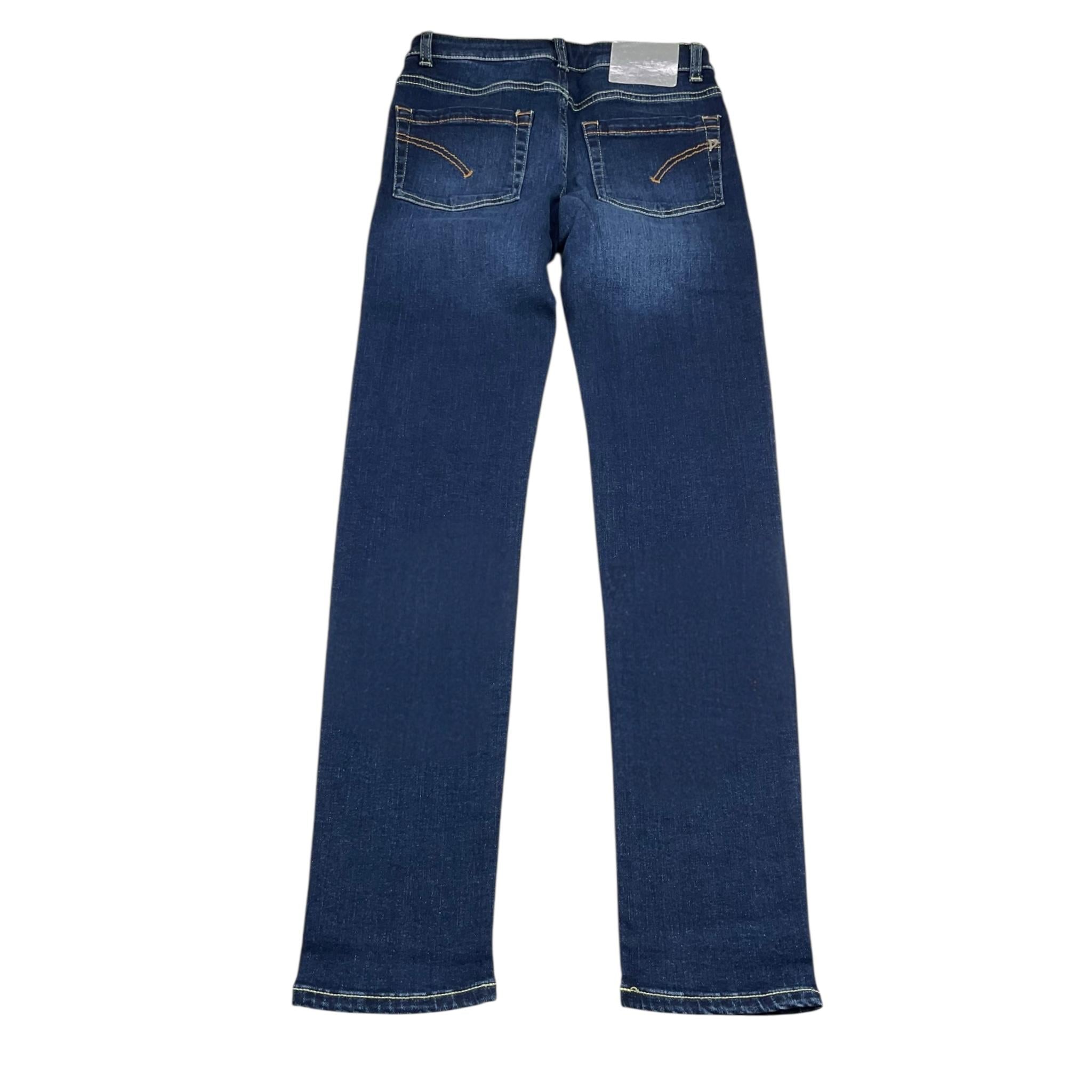 Dondup Jeans Tinta Unita 5 Tasche per Bambina DFPA220C BLU DONDUP 