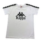 KAPPA t-shirt girocollo tinta unita con stampa Bianco per Bambino 3736M00058 BIANCO KAPPA 