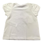 Liu Jo T-Shirt Girocollo Tinta Unita con Stampa per Bambina KA5008 BIANCO LIU JO 
