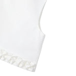 Mayoral Top Giromanica Tinta Unita per Bambina 3022 BIANCO MAYORAL 