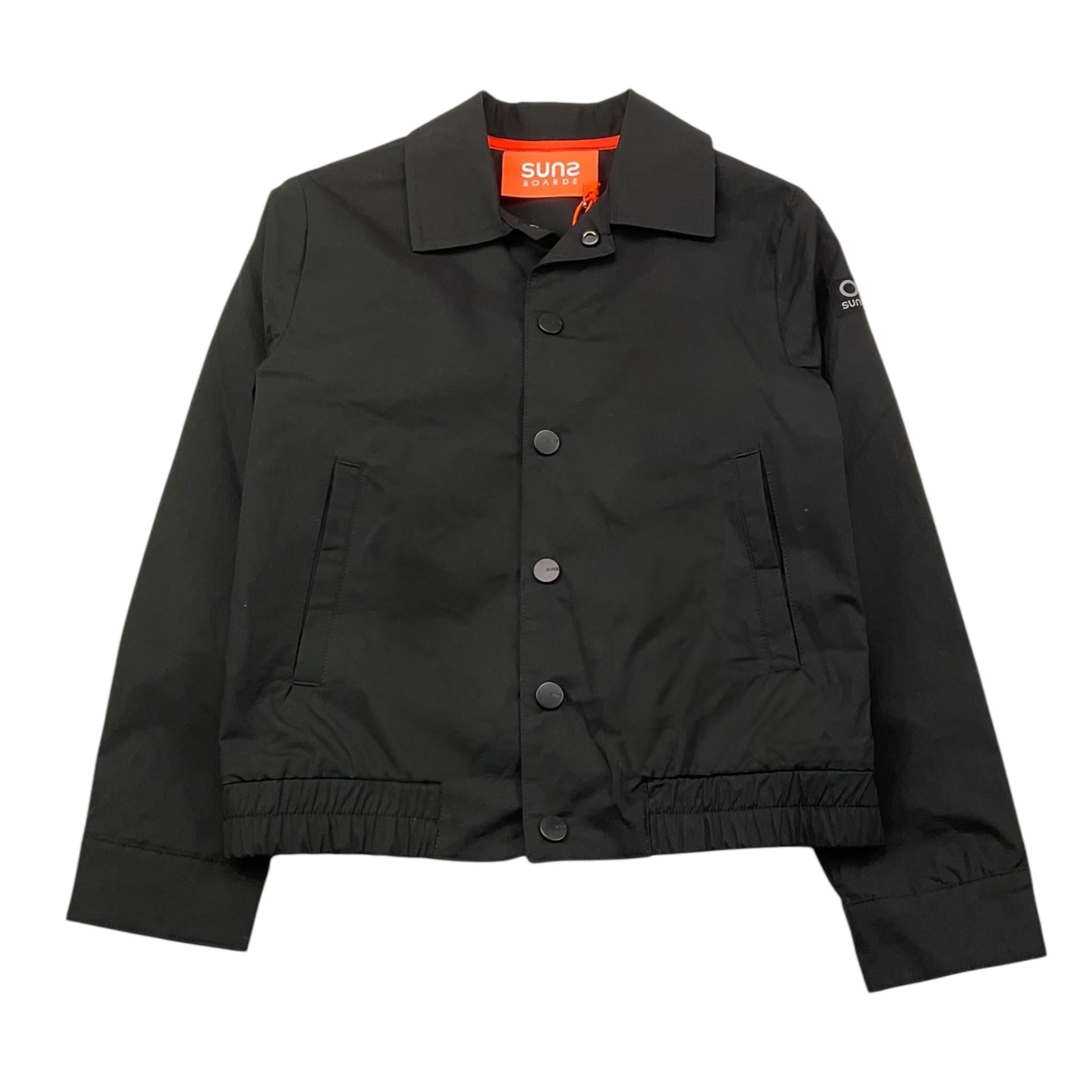 Suns  Giubbino Tinta Unita con Bottoni per Bambino GIS5104U NERO SUNS 
