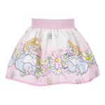 Monnalisa Gonna Tinta Unita con Stampa 'Alice Nel Paese Delle Meraviglie' per Neonata 31E703 ROSA MONNALISA 