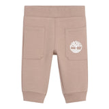 TIMBERLAND pantalone tuta tinta unita con logo Beige per Neonato T60233 BEIGE TIMBERLAND 