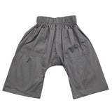 Pype Einfarbige Hose mit elastischer Taille in Grau für Babys