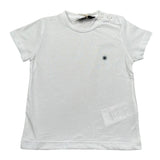 Manuel Ritz T-Shirt Girocollo Tinta Unita con Logo per Neonato MR3120NX BIANCO MANUEL RITZ 