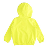 K-Way Giubbino Tinta Unita con Cappuccio per Bambino K61336WXXX GIALLO FLUO K-WAY 