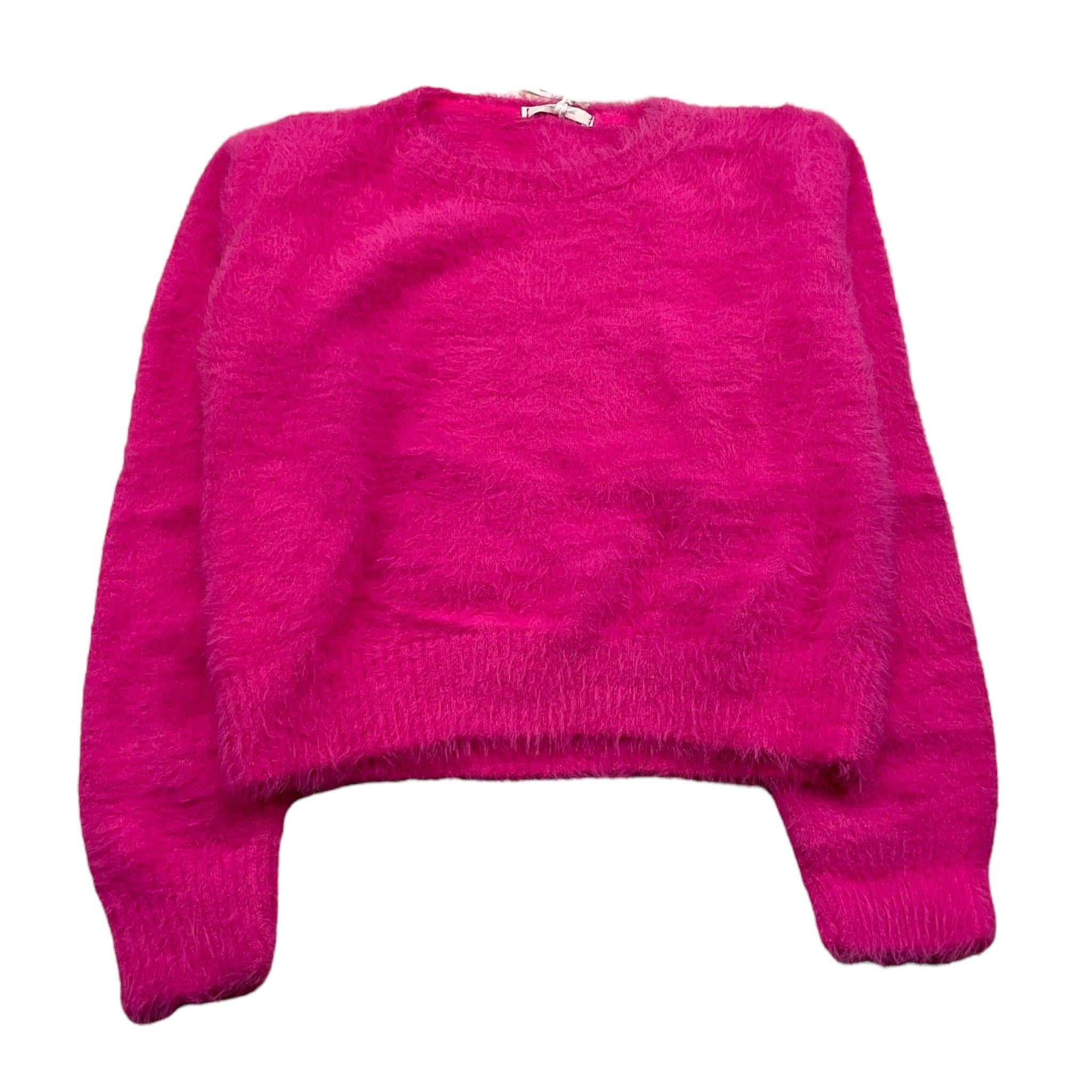 LU LU BY MISS GRANT maglia girocollo tinta unita Fuxia per Bambina LL3240 FUXIA LU LU BY MISS GRANT 