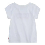 Levi'S T-Shirt Girocollo Tinta Unita con Logo per Neonato 6E8157XX BIANCO LEVI'S 
