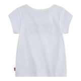 Levi'S T-Shirt Girocollo Tinta Unita con Logo per Neonato 6E8157XX BIANCO LEVI'S 