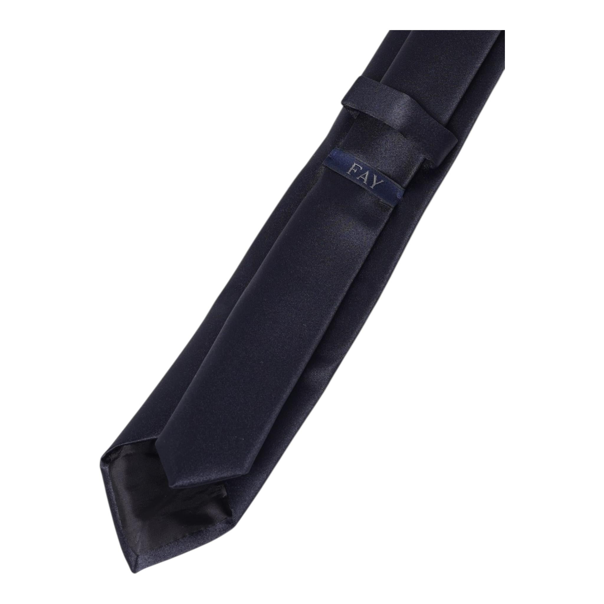 Fay Cravatta Tinta Unita per Bambino FW0P14 BLU FAY 