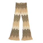 Saint Barth Pantalone Modello Zampa con Ricami per Bambina GWEN004 BEIGE SAINT BARTH 