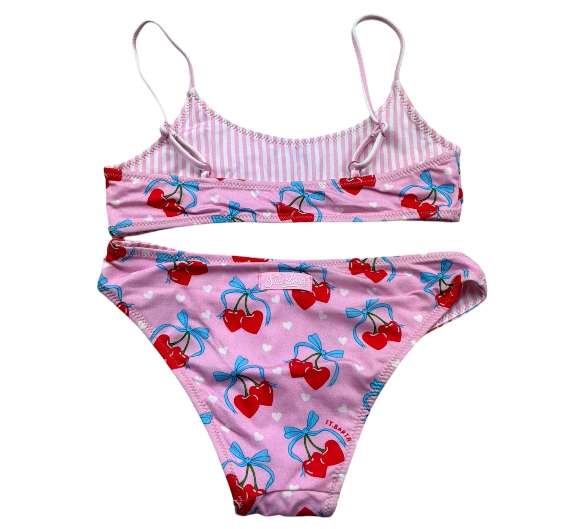 Saint Barth Costume 2 Pezzi Fascia-Mutandina per Bambina CHERRY ROSA SAINT BARTH 