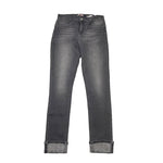 LIU JO jeans tinta unita con applicazione brillantini Nero per Bambina GF4114 NERO LIU JO 