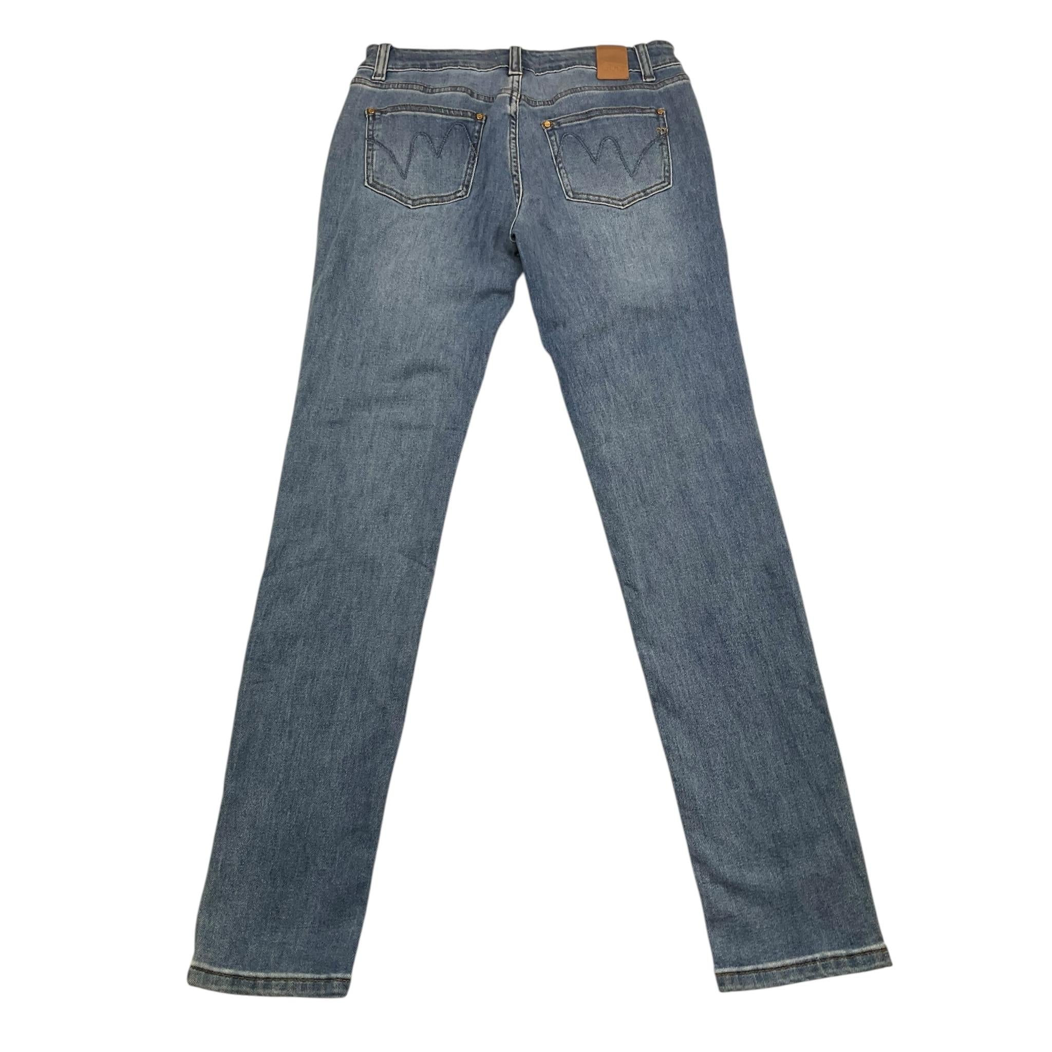 MET jeans tinta unita con girovita regolabile Azzurro per Bambina JNS AZZURRO MET 