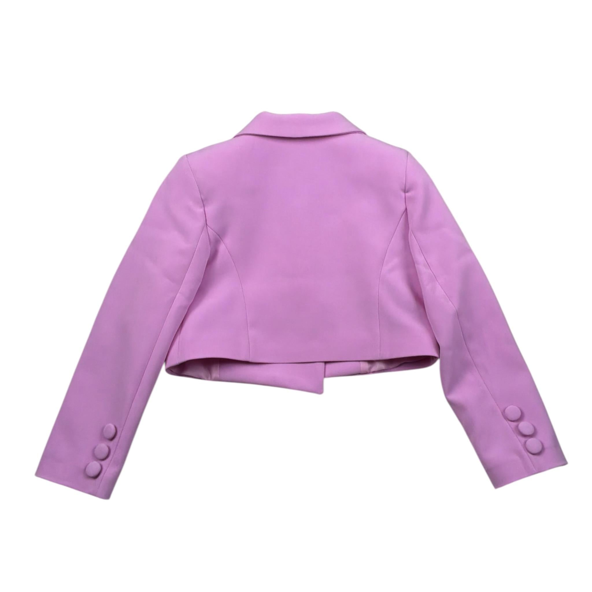 Fun & Fun Giacca Tinta Unita Modello Crop per Bambina FNCBJK00991J GLICINE FUN & FUN 