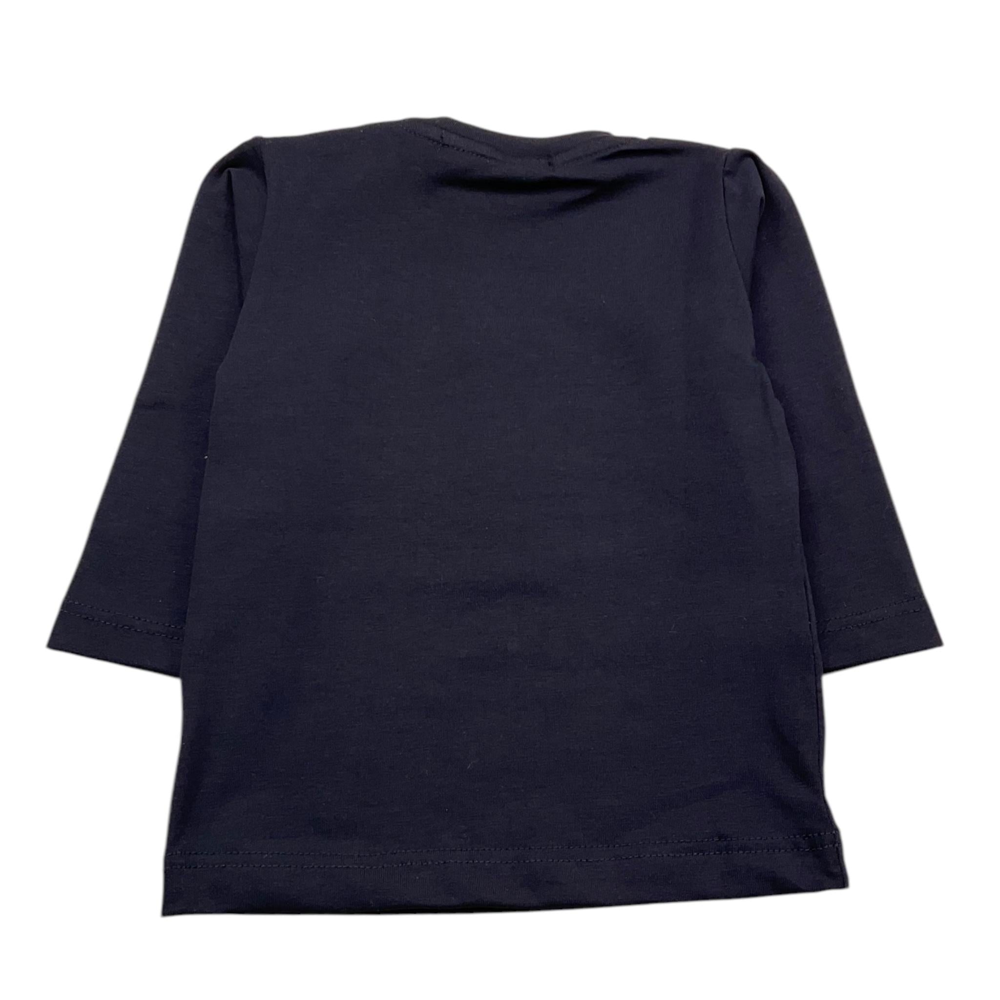 POLO CLUB LONDON shirt girocollo tinta unita con stampa in contrasto Blu per Neonato 24112 BLU POLO CLUB LONDON 