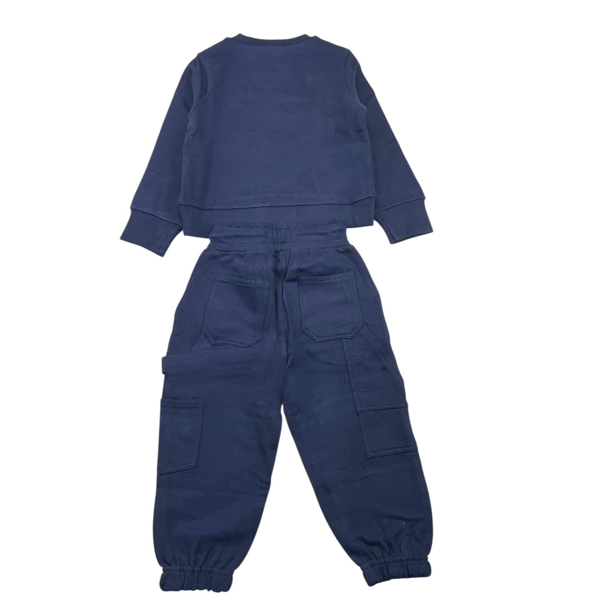 AERONAUTICA MILITARE completo 2pz felpa-pantalone tinta unita con logo Blu per Neonato 242TF0001AJRF758N BLU AERONAUTICA MILITARE 