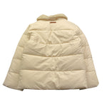 TRUSSARDI giubbino tinta unita con zip e stampa Beige per Bambina TIA24049PIJ BEIGE TRUSSARDI 