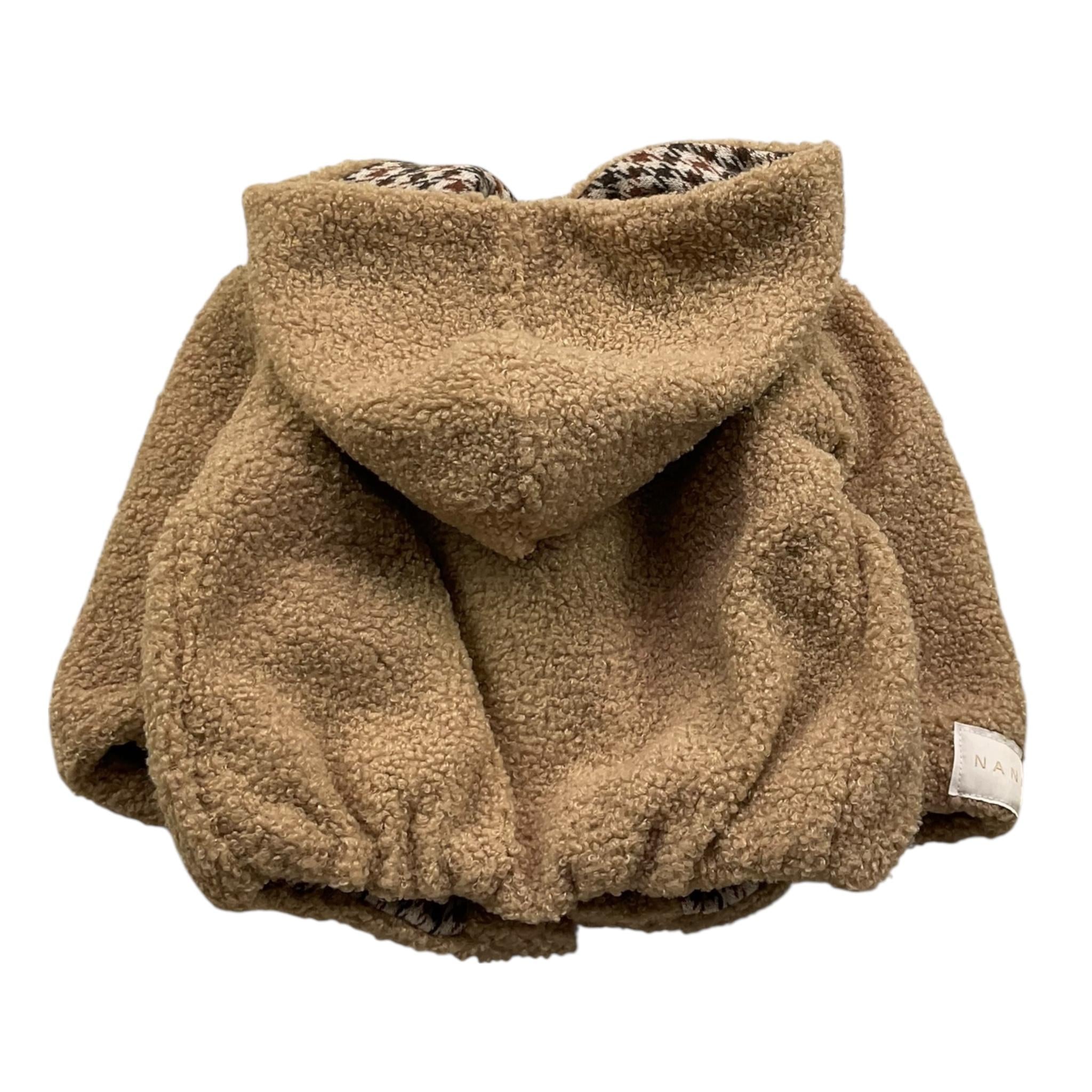 NANAN giubbino teddy tinta unita cn cappuccio Beige per Neonato I2414809BE BEIGE NANAN 