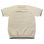 maglia girocollo mezza manica tinta unita PP3985 BIANCO PAOLO PECORA 