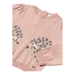 MAYORAL maglia girocollo tinta unita con ricami Rosa per Neonata 2322XX ROSA MAYORAL 