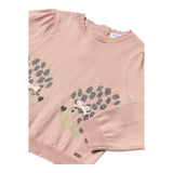 MAYORAL maglia girocollo tinta unita con ricami Rosa per Neonata 2322XX ROSA MAYORAL 