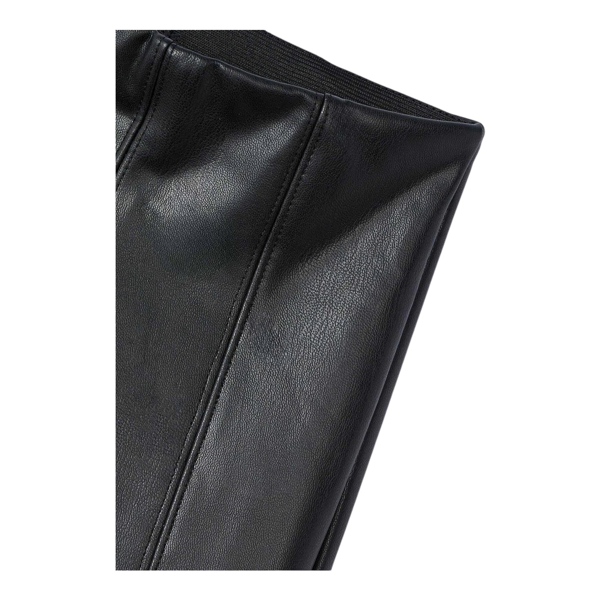 MAYORAL leggins in ecopelle tinta unita Nero per Bambina 4701 NERO MAYORAL 