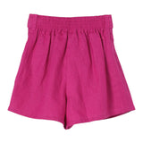 Chloe' Einfarbige Hose mit elastischer Taille Magenta für Mädchen