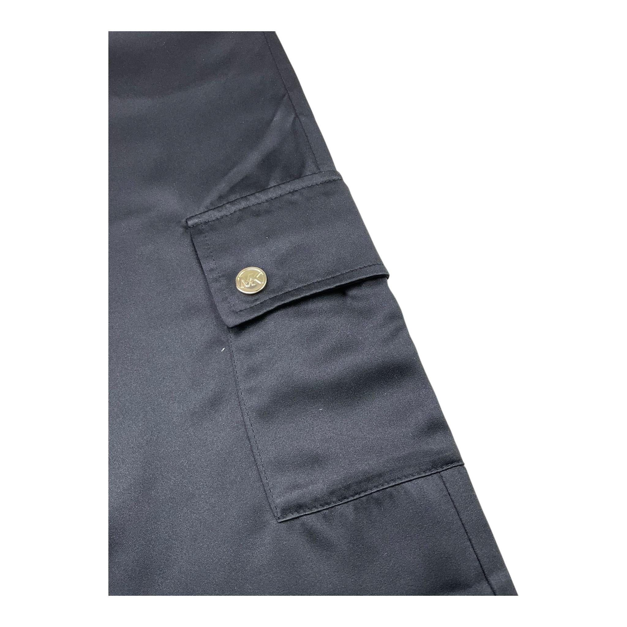 Michael Kors Pantalone Tinta Unita con Elastico In Vita per Bambina R30284 NERO MICHAEL KORS 