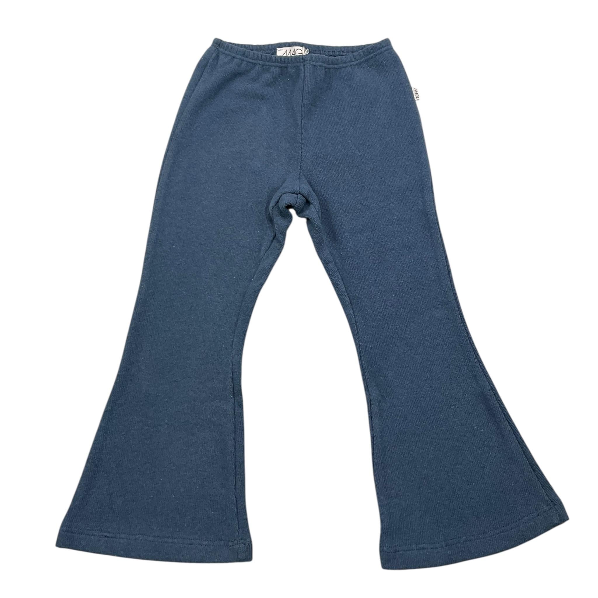 MAGIL pantalone tinta unita modello zampa Blu per Bambina GN25096 BLU MAGIL 