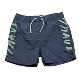Scotch &amp; Shrunk – Einfarbiger Bermuda-Badeanzug mit blauem Aufdruck für Jungen