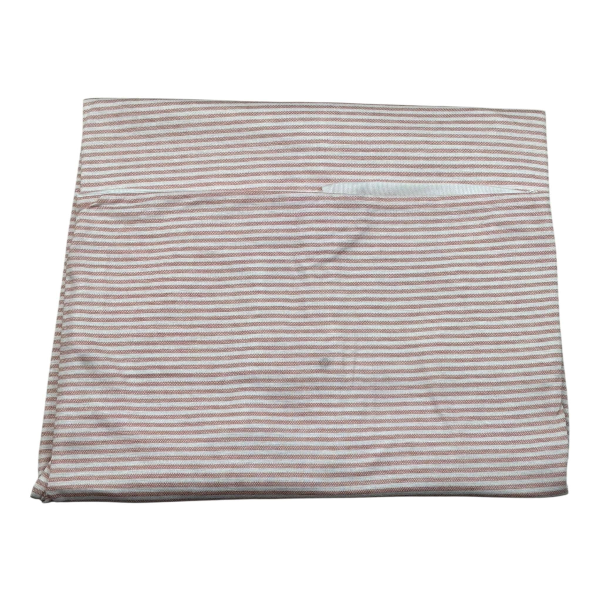 Barcellino Coperta Tinta Unita con Fantasia A Righe per Neonata 120910 ROSA BARCELLINO 