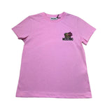Moschino T-Shirt Girocollo Tinta Unita con Stampa per Bambina HAM03P ROSA MOSCHINO 