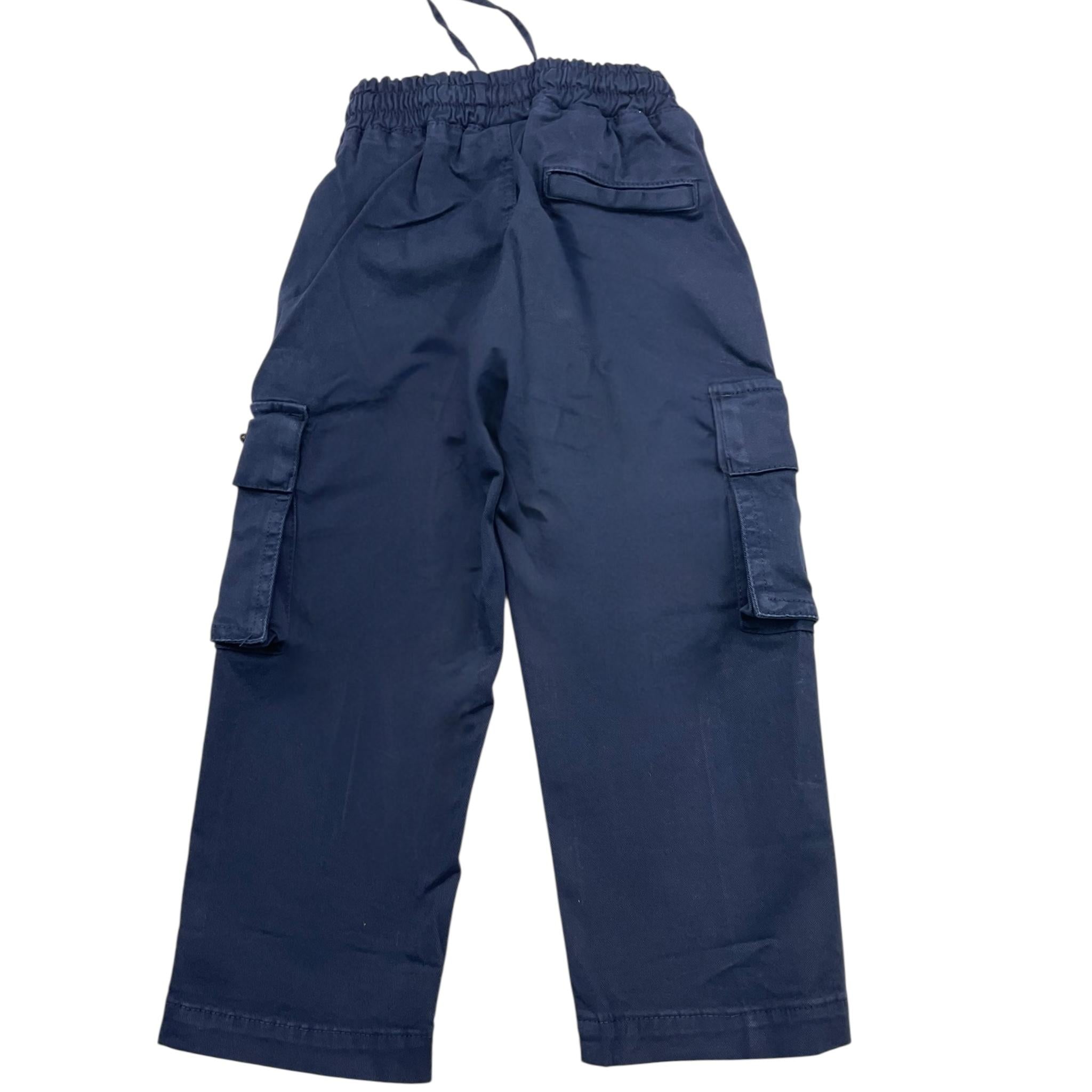 AERONAUTICA MILITARE pantalone modello cargo tinta unita con elastico in vita Blu per Neonato 242PA0001AJRCT3447N BLU AERONAUTICA MILITARE 