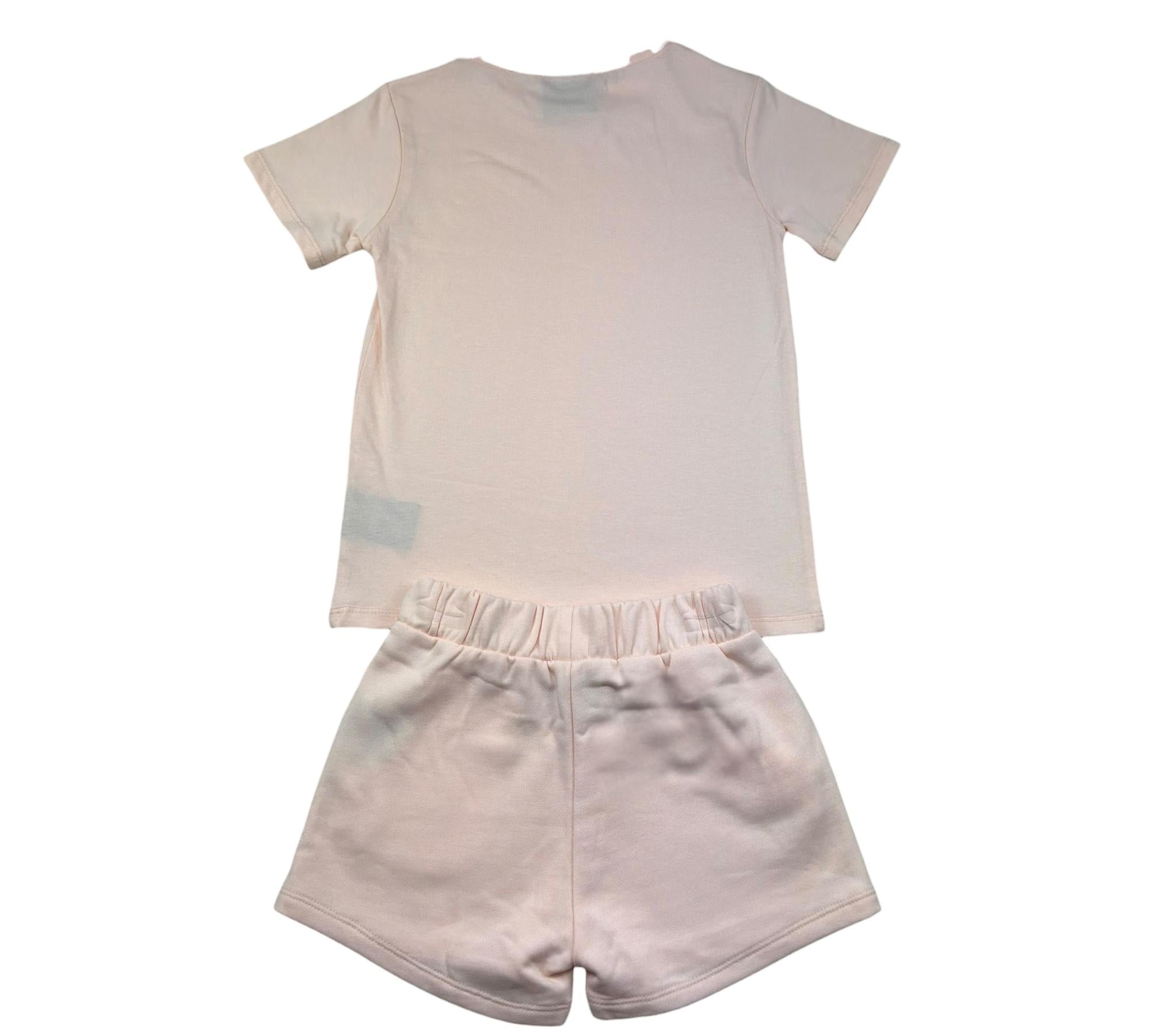Trussardi Completo 2 Pezzi T-Shirt-Bermuda Tinta Unita per Bambina TGP26005CJ ROSA TRUSSARDI 