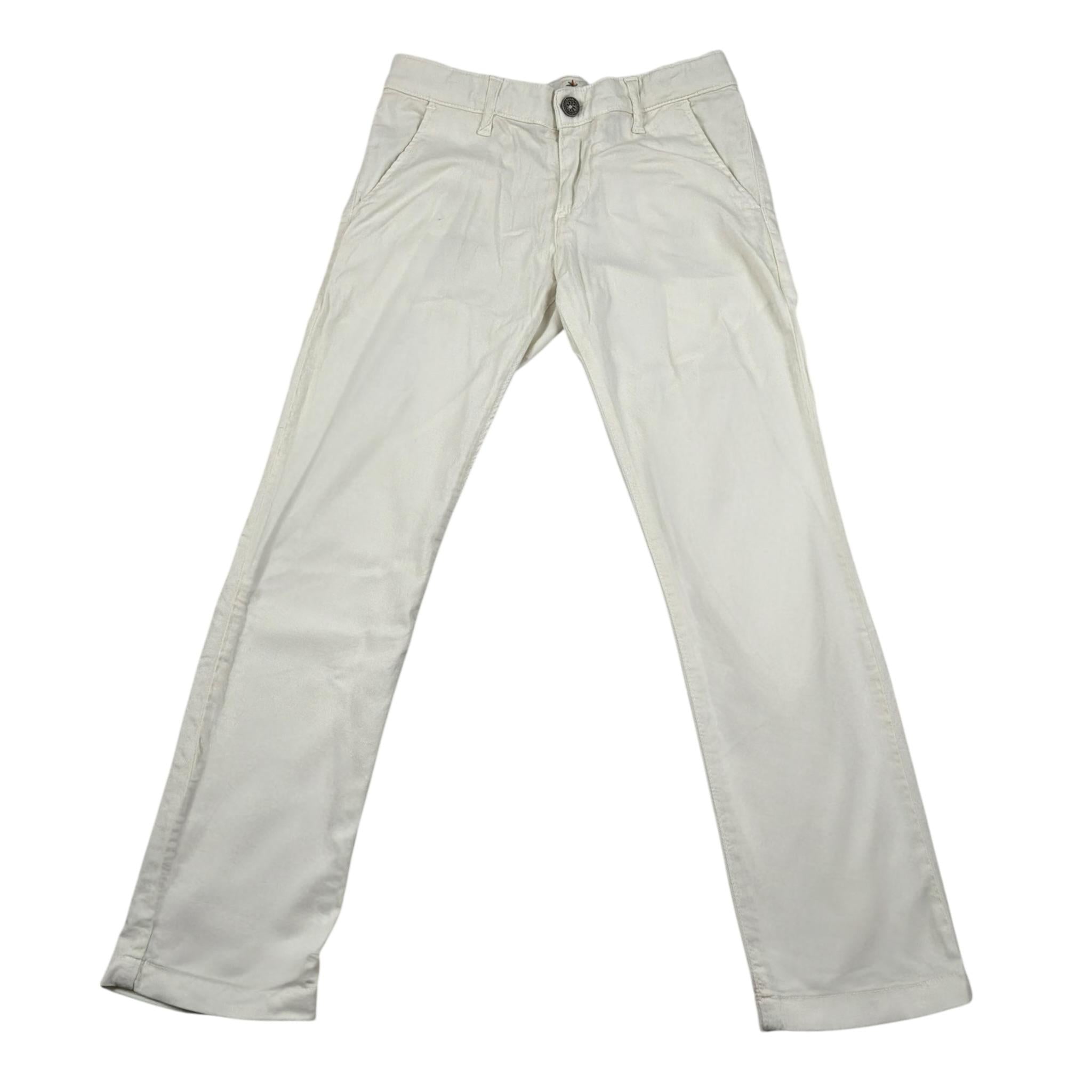 Manuel Ritz Pantalone Tinta Unita con Girovita Regolabile per Bambino MR1726 PANNA MANUEL RITZ 