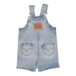 Levi'S Salopette In Denim Tinta Unita per Neonato 6EE584X AZZURRO LEVI'S 