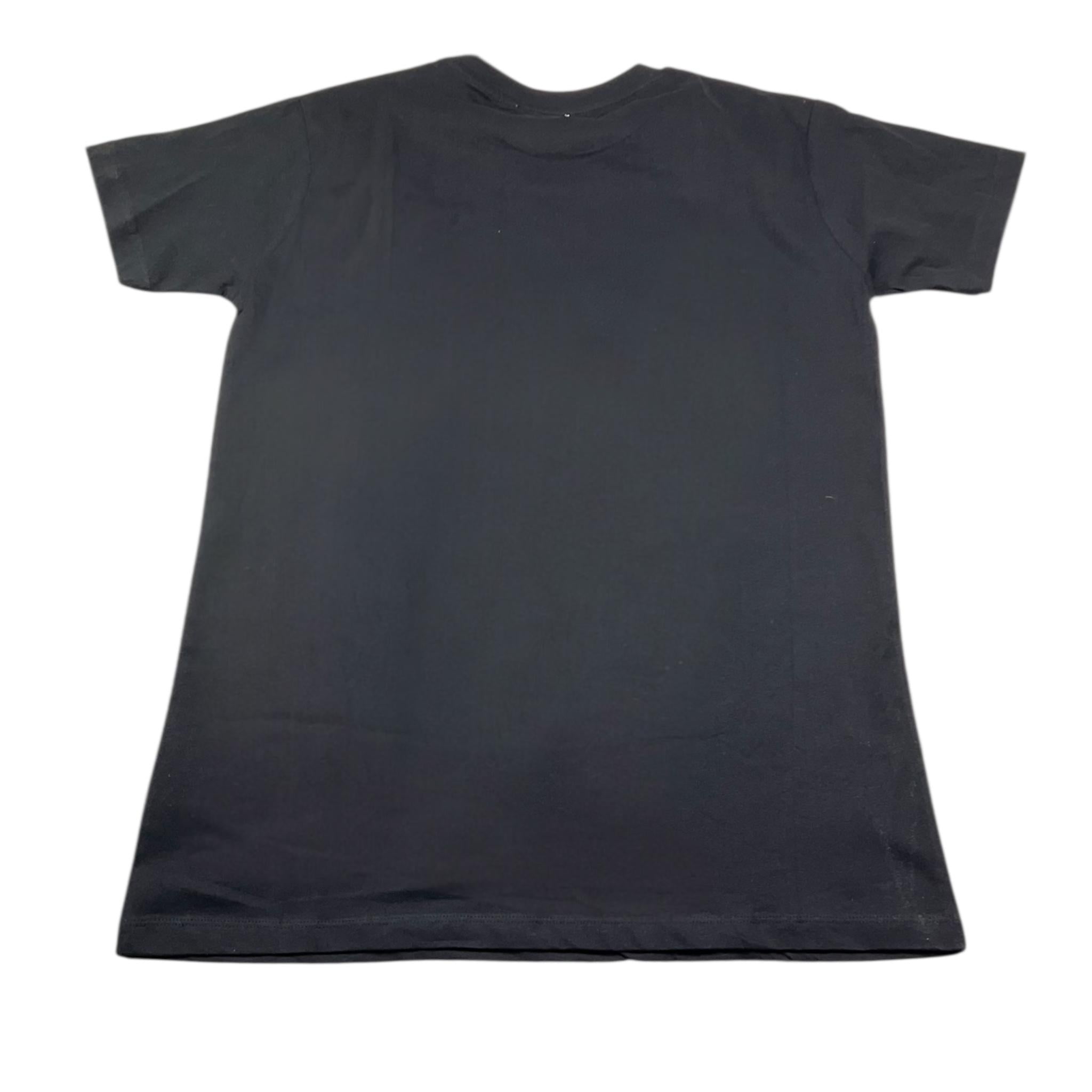 Cesare Paciotti T-Shirt Tinta Unita Girocollo con Stampa per Bambino TSP5107J NERO CESARE PACIOTTI 