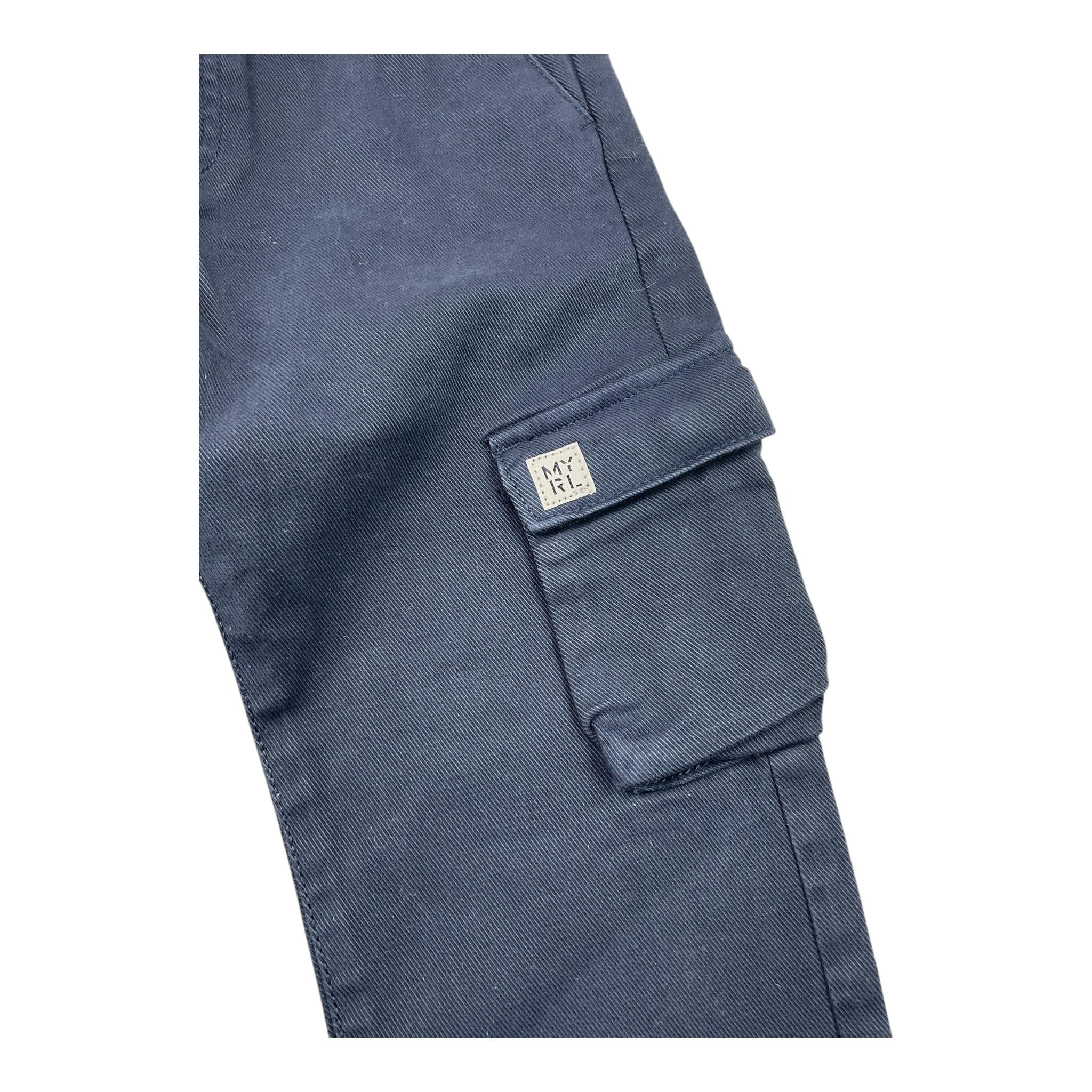 MAYORAL pantalone tinta unita con tasconi Blu per Bambino 4537 BLU MAYORAL 