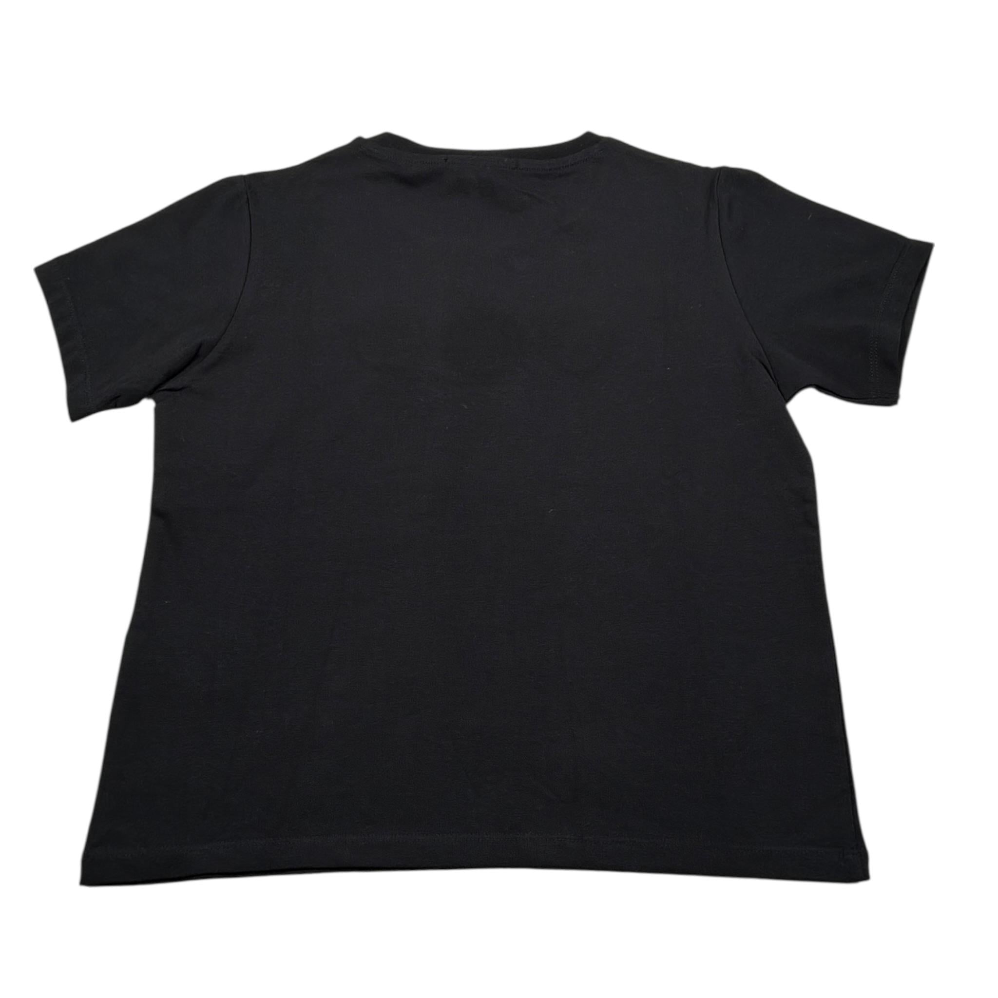 Vicolo T-Shirt Girocollo tinta unita con Ricami Nero per Neonata 3146M0723N NERO VICOLO 