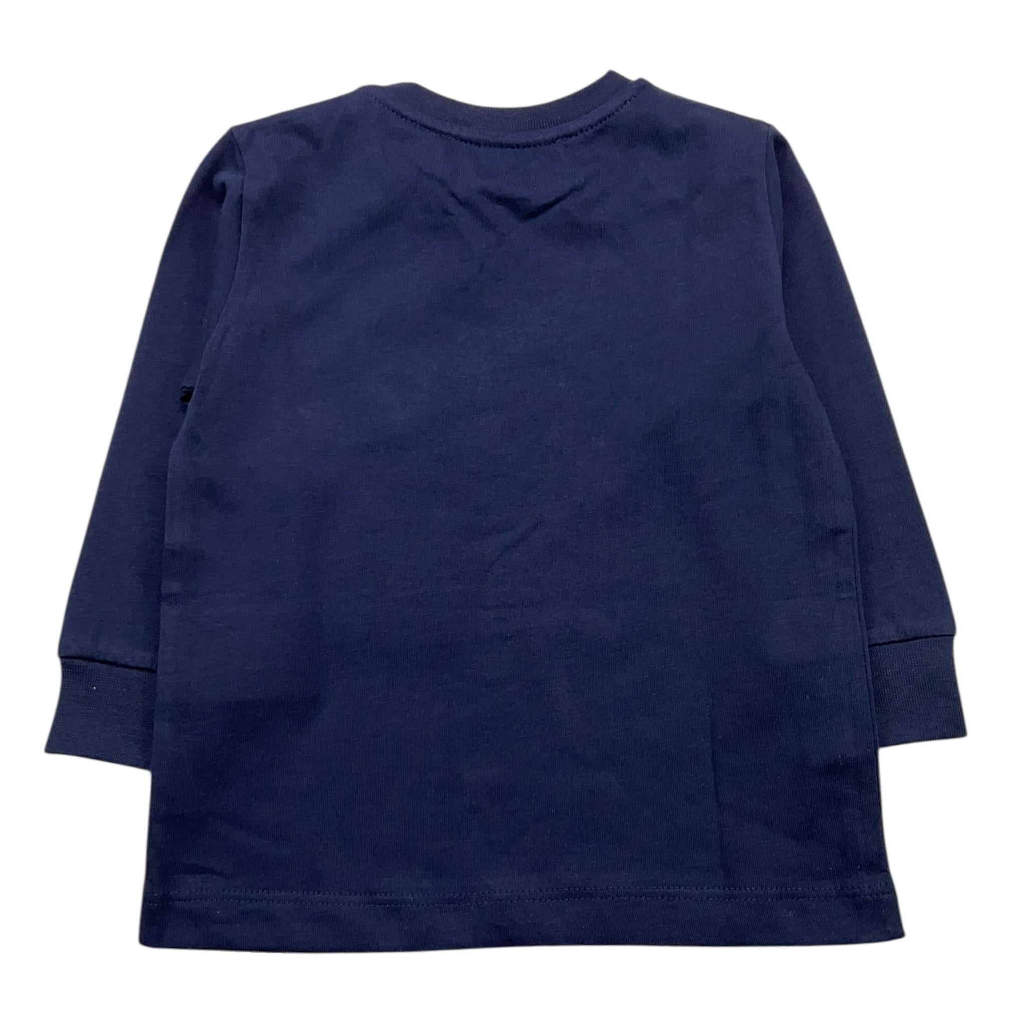 CESARE PACIOTTI shirt girocollo tinta unita con stampa Blu per Neonato TSP5372B BLU CESARE PACIOTTI 
