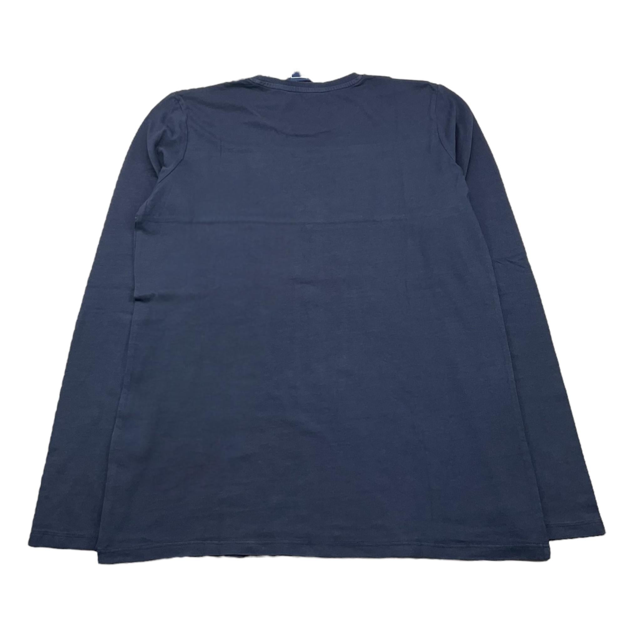 GUESS shirt girocollo tinta unita con stampa Blu per Bambino L3BI39I3Z14 BLU GUESS 