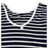 Imperial Shirt Fantasia A Righe per Bambina ML05031G75 BIANCO/BLU IMPERIAL 